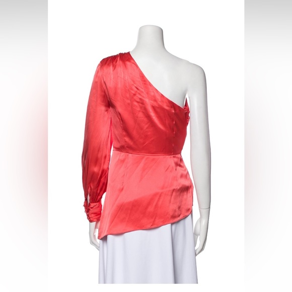 Cinq à Sept, Silk one shoulder Blouse w tags - Picture 3 of 3